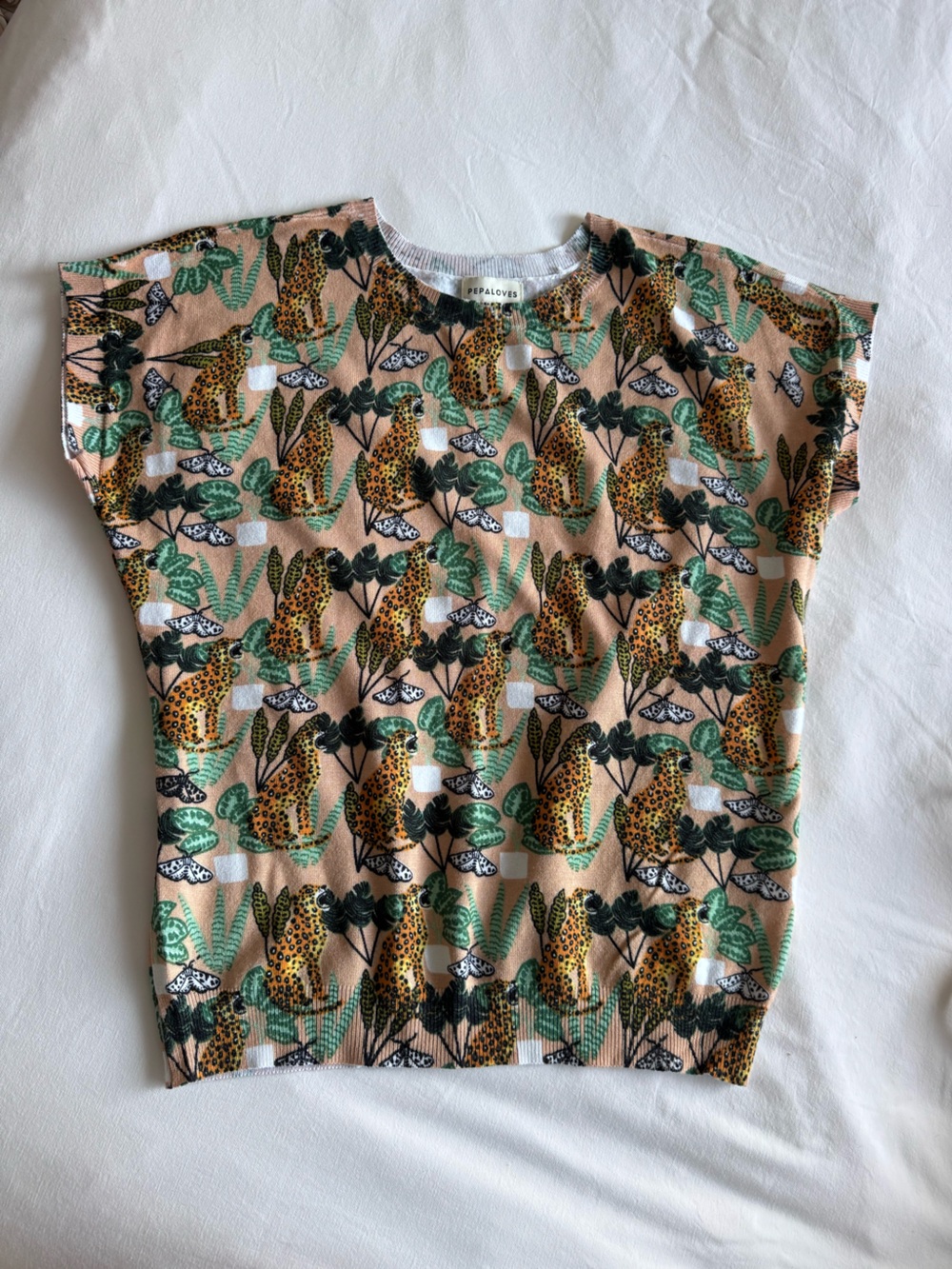 Anthropologie Cheetah print sweater